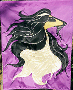 Black n Tan/Lavender